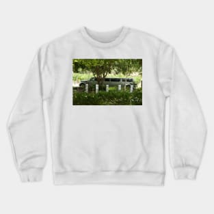 Sculptures in the garden - Magpie Springs - Adelaide Hills Wine Region - Fleurieu Peninsula by South Australian artist Avril Thomas Crewneck Sweatshirt